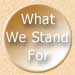 What We Stand For